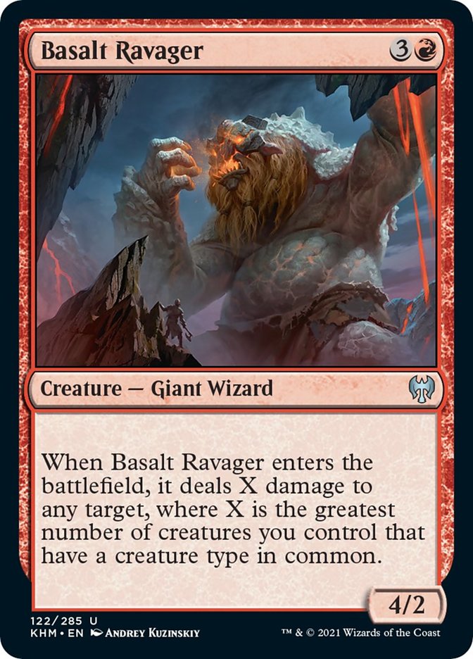 Basalt Ravager [Kaldheim] | Dragon's Lair Comics and Fantasy Houston TX