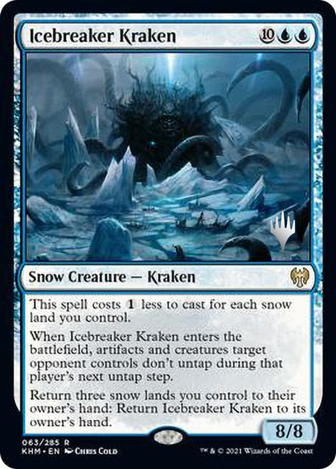 Icebreaker Kraken (Promo Pack) [Kaldheim Promos] | Dragon's Lair Comics and Fantasy Houston TX