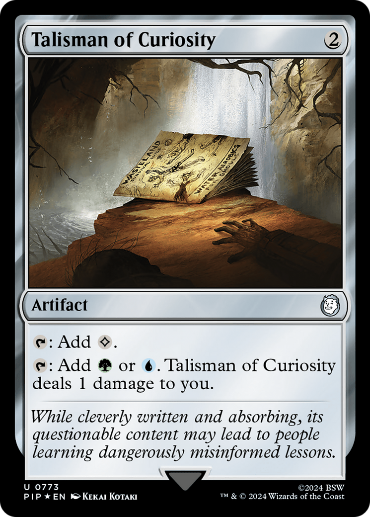 Talisman of Curiosity (Surge Foil) [Fallout] | Dragon's Lair Comics and Fantasy Houston TX