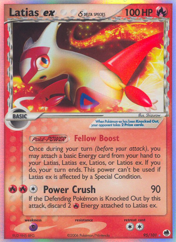 Latias ex (95/101) (Delta Species) [EX: Dragon Frontiers] | Dragon's Lair Comics and Fantasy Houston TX