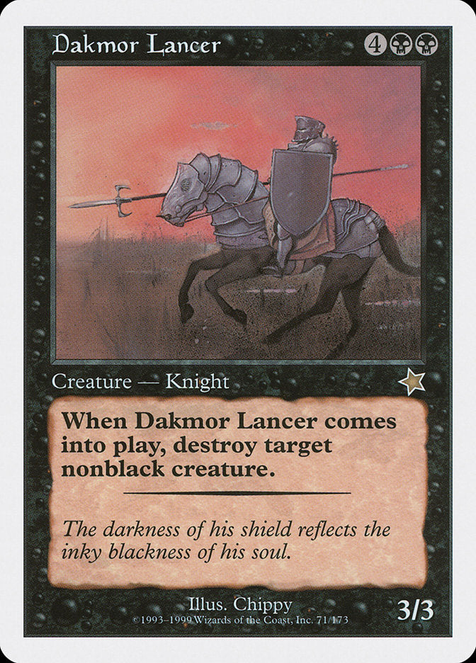 Dakmor Lancer [Starter 1999] | Dragon's Lair Comics and Fantasy Houston TX