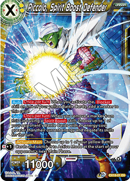 Piccolo, Spirit Boost Defender (EX18-01) [Namekian Boost] | Dragon's Lair Comics and Fantasy Houston TX