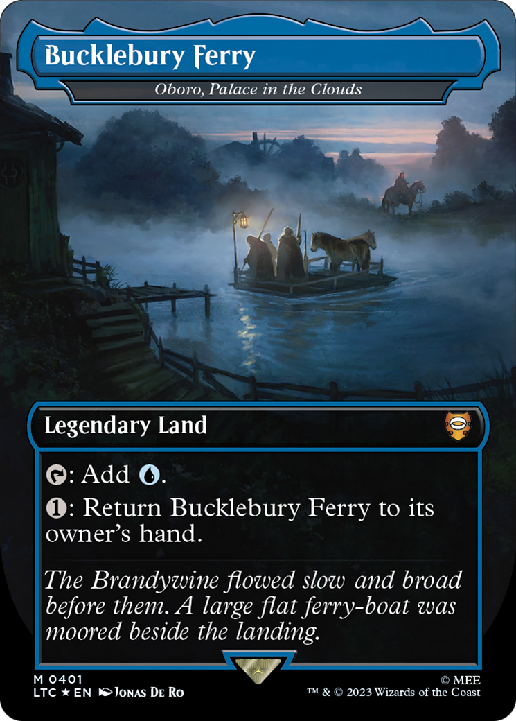 Bucklebury Ferry - Oboro, Palace in the Clouds (Surge Foil Realms and Relics) [The Lord of the Rings: Tales of Middle-Earth Commander] | Dragon's Lair Comics and Fantasy Houston TX