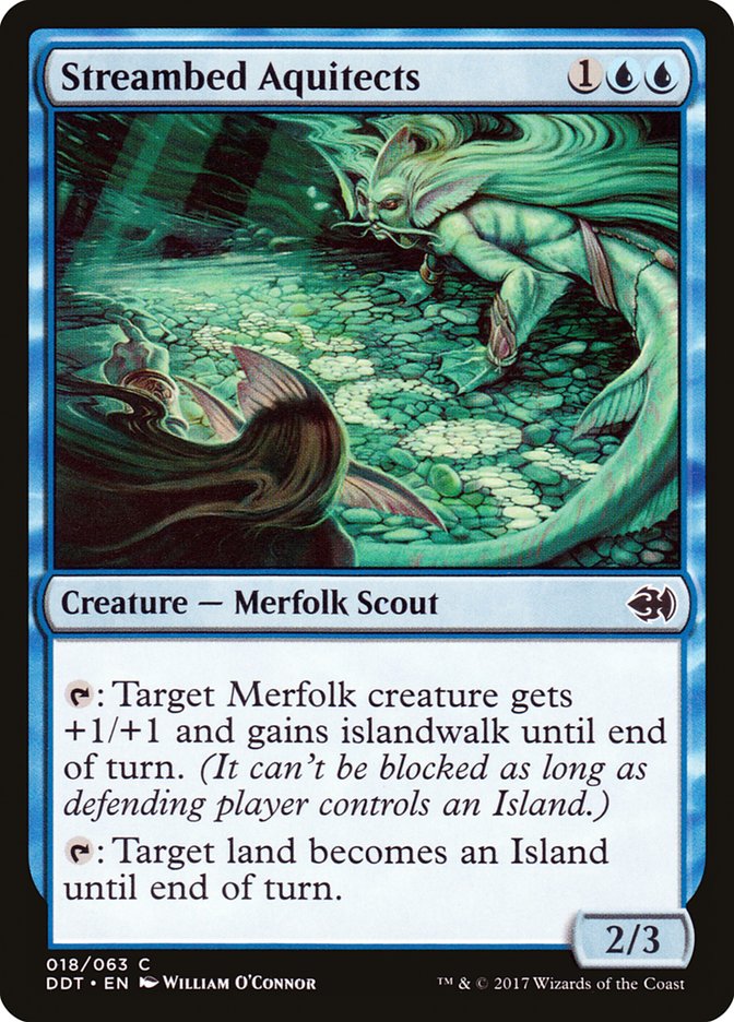 Streambed Aquitects [Duel Decks: Merfolk vs. Goblins] | Dragon's Lair Comics and Fantasy Houston TX