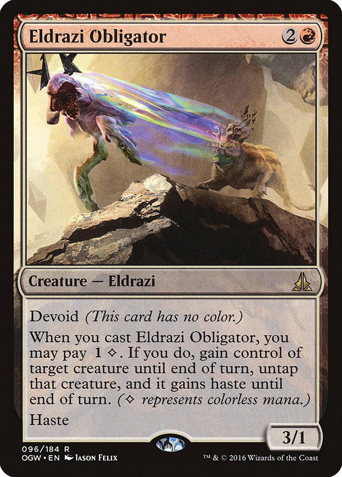 Eldrazi Obligator [Oath of the Gatewatch] | Dragon's Lair Comics and Fantasy Houston TX