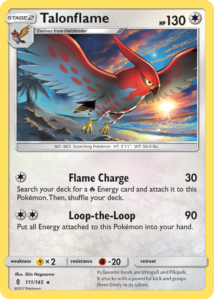 Talonflame (111/145) [Sun & Moon: Guardians Rising] | Dragon's Lair Comics and Fantasy Houston TX