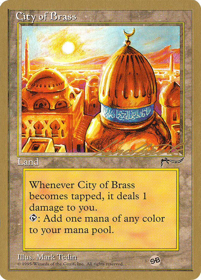 City of Brass (Leon Lindback) (SB) [Pro Tour Collector Set] | Dragon's Lair Comics and Fantasy Houston TX