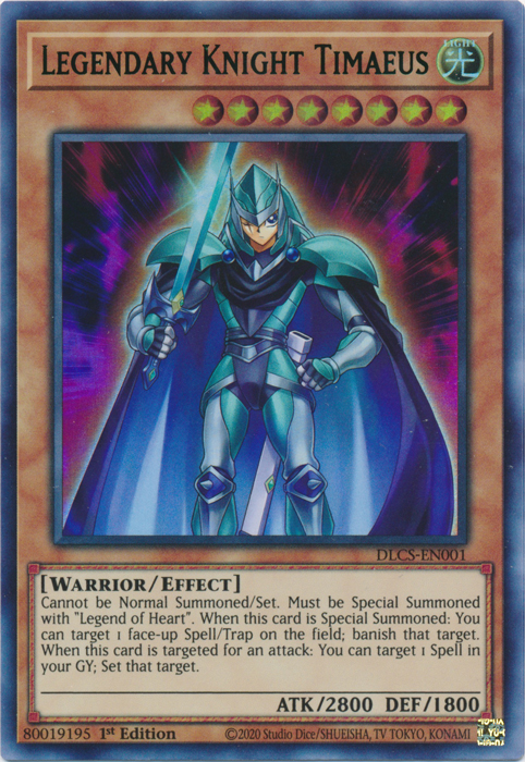 Legendary Knight Timaeus (Green) [DLCS-EN001] Ultra Rare | Dragon's Lair Comics and Fantasy Houston TX