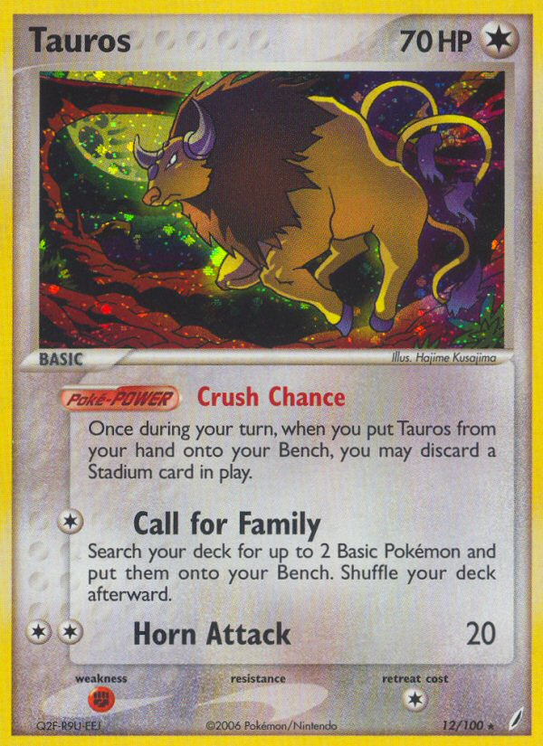 Tauros (12/100) [EX: Crystal Guardians] | Dragon's Lair Comics and Fantasy Houston TX