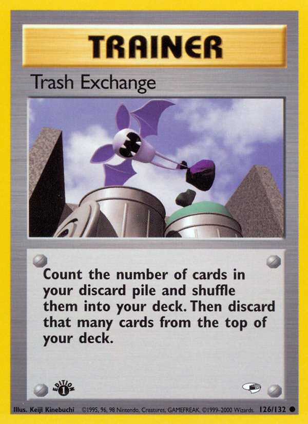 Trash Exchange (126/132) [Gym Heroes 1st Edition] | Dragon's Lair Comics and Fantasy Houston TX