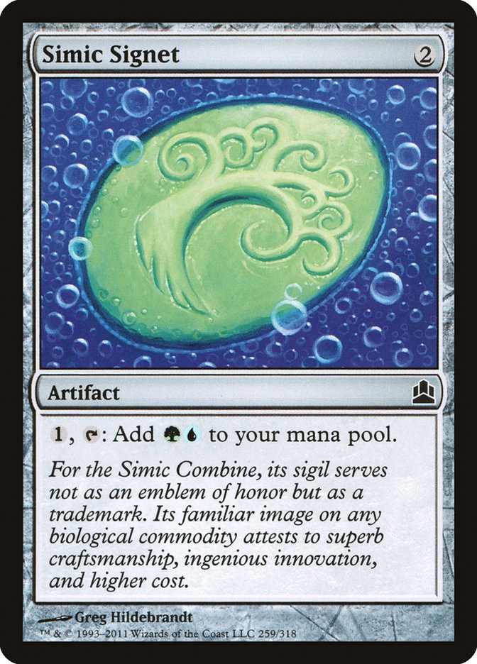 Simic Signet [Commander 2011] | Dragon's Lair Comics and Fantasy Houston TX