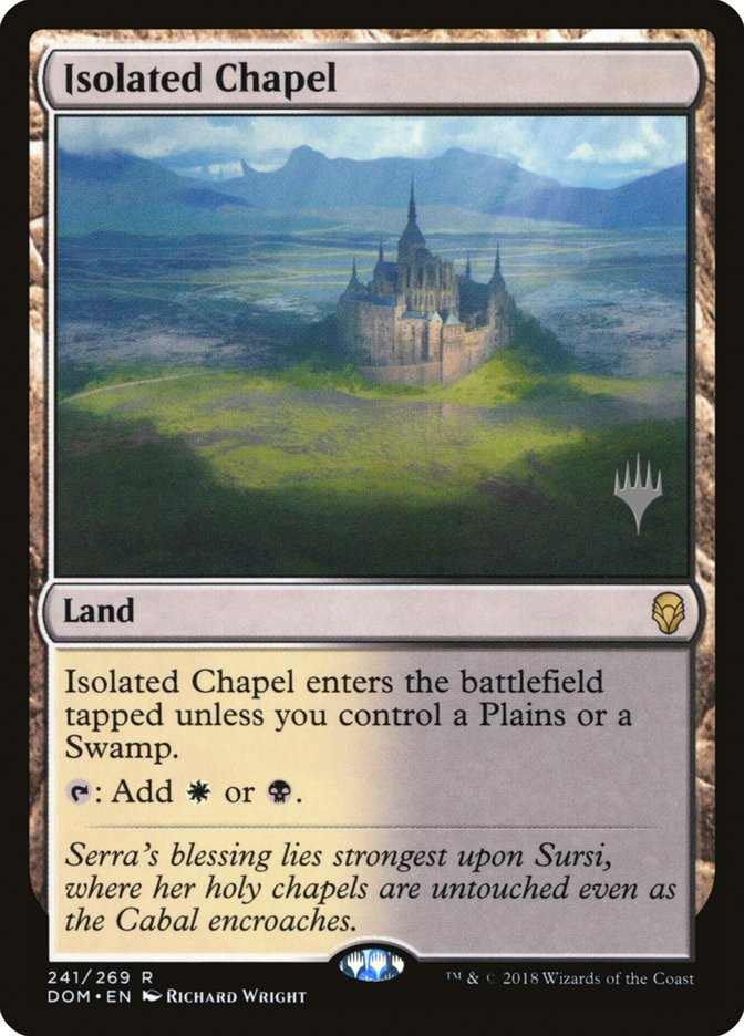 Isolated Chapel (Promo Pack) [Dominaria Promos] | Dragon's Lair Comics and Fantasy Houston TX