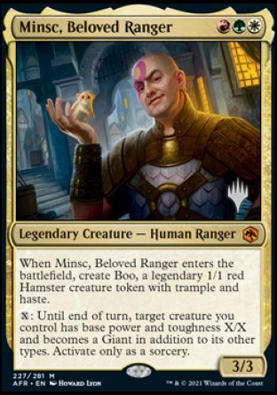 Minsc, Beloved Ranger (Promo Pack) [Dungeons & Dragons: Adventures in the Forgotten Realms Promos] | Dragon's Lair Comics and Fantasy Houston TX