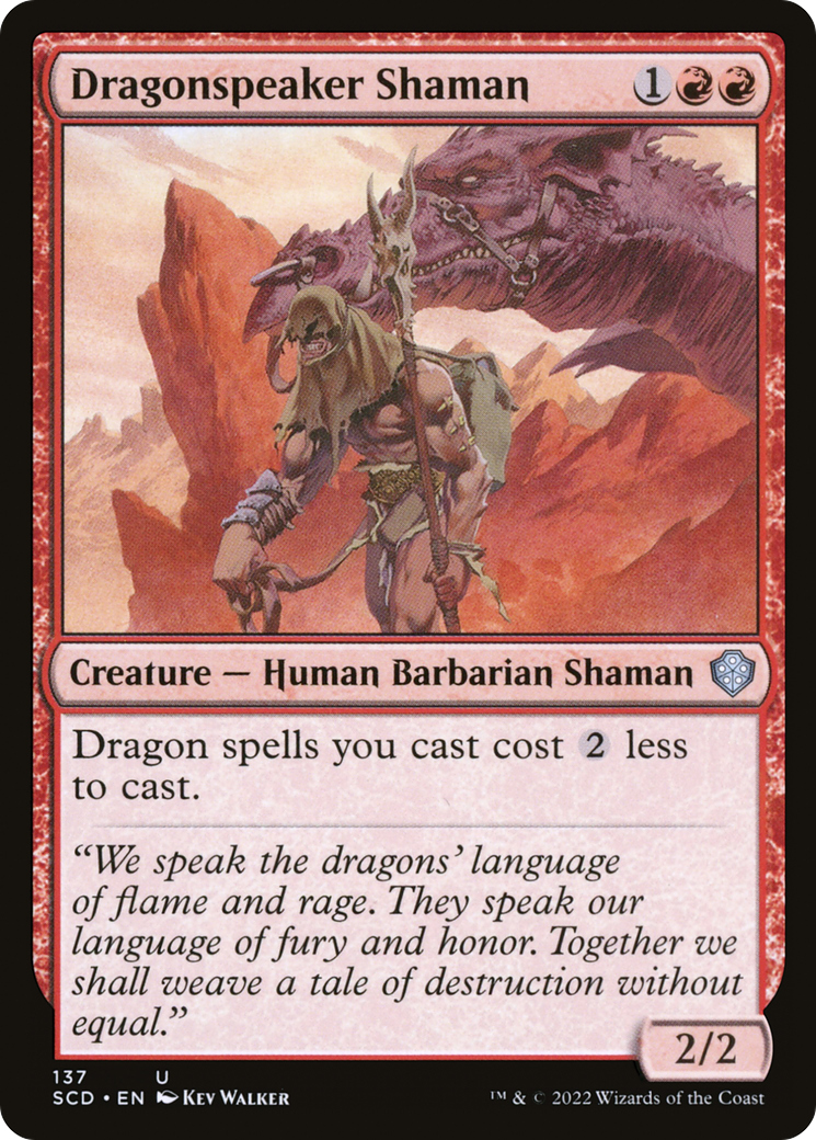 Dragonspeaker Shaman [Starter Commander Decks] | Dragon's Lair Comics and Fantasy Houston TX