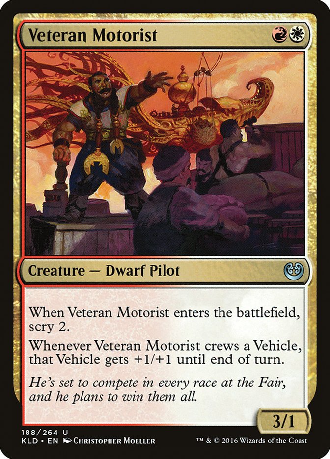 Veteran Motorist [Kaladesh] | Dragon's Lair Comics and Fantasy Houston TX