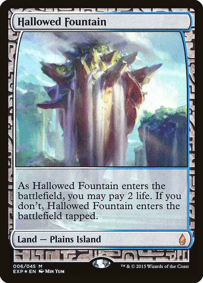 Hallowed Fountain [Zendikar Expeditions] | Dragon's Lair Comics and Fantasy Houston TX