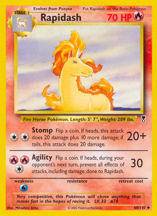 Rapidash (60/110) [Legendary Collection] | Dragon's Lair Comics and Fantasy Houston TX