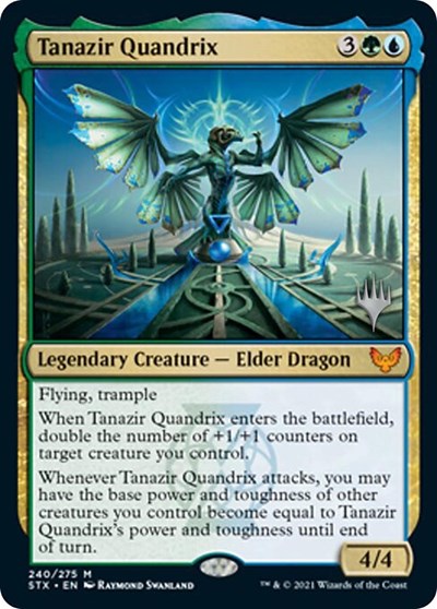 Tanazir Quandrix (Promo Pack) [Strixhaven: School of Mages Promos] | Dragon's Lair Comics and Fantasy Houston TX