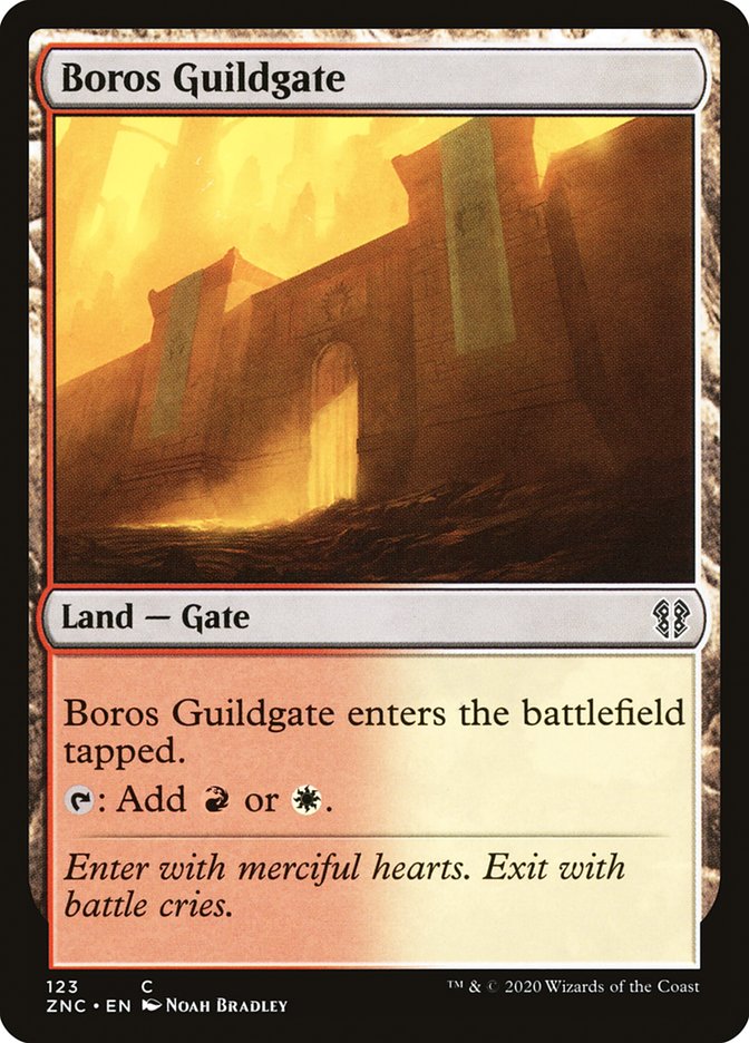 Boros Guildgate [Zendikar Rising Commander] | Dragon's Lair Comics and Fantasy Houston TX