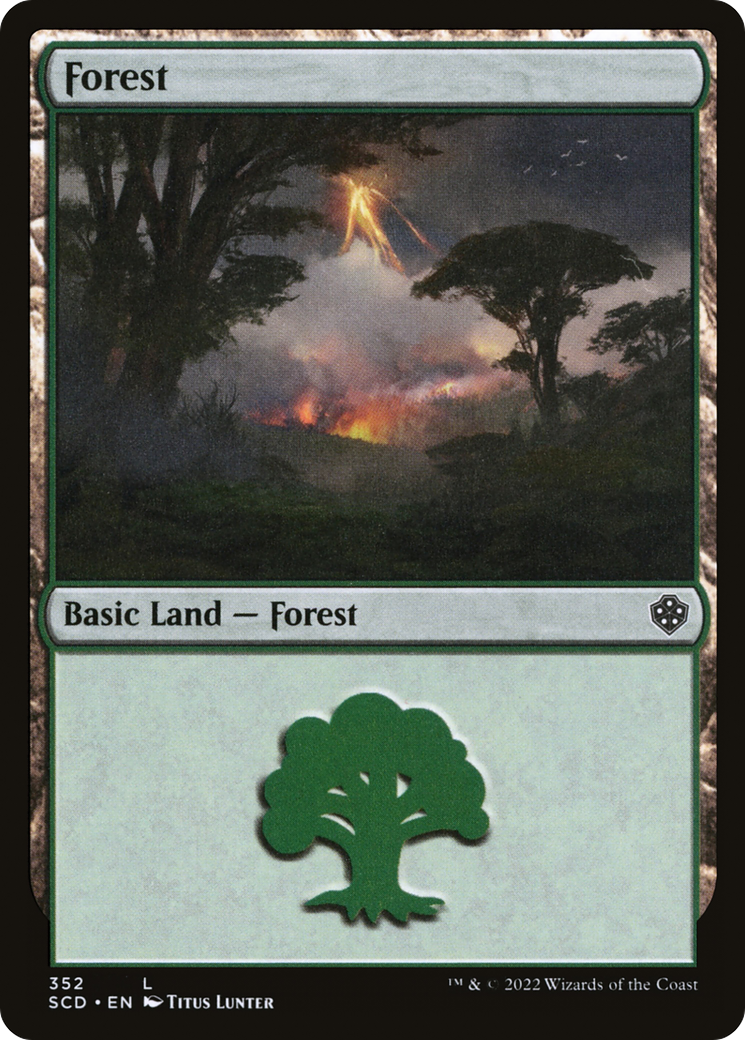 Forest (352) [Starter Commander Decks] | Dragon's Lair Comics and Fantasy Houston TX