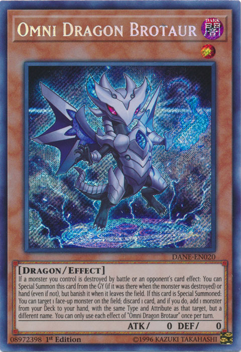 Omni Dragon Brotaur [DANE-EN020] Secret Rare | Dragon's Lair Comics and Fantasy Houston TX