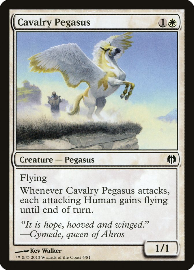 Cavalry Pegasus [Duel Decks: Heroes vs. Monsters] | Dragon's Lair Comics and Fantasy Houston TX