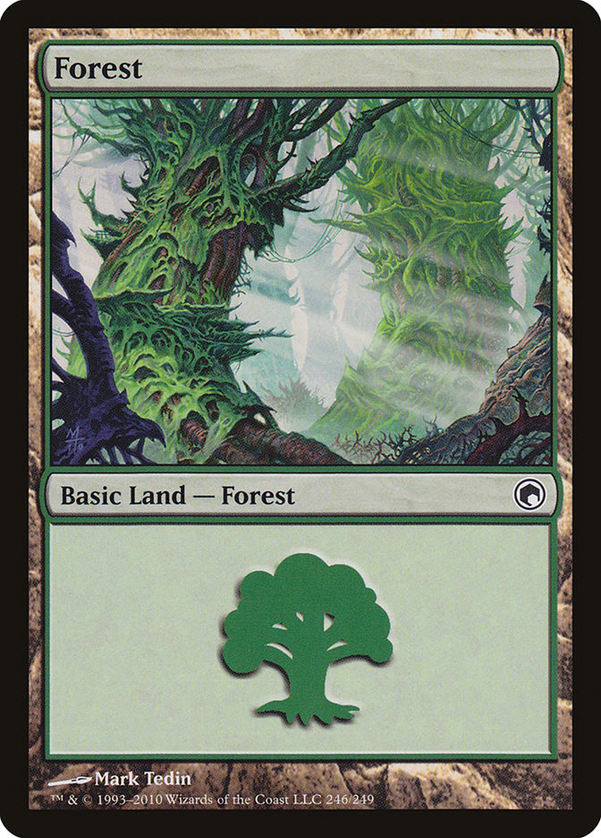 Forest (246) [Scars of Mirrodin] | Dragon's Lair Comics and Fantasy Houston TX