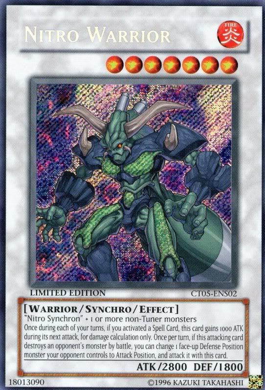 Nitro Warrior [CT05-ENS02] Secret Rare | Dragon's Lair Comics and Fantasy Houston TX