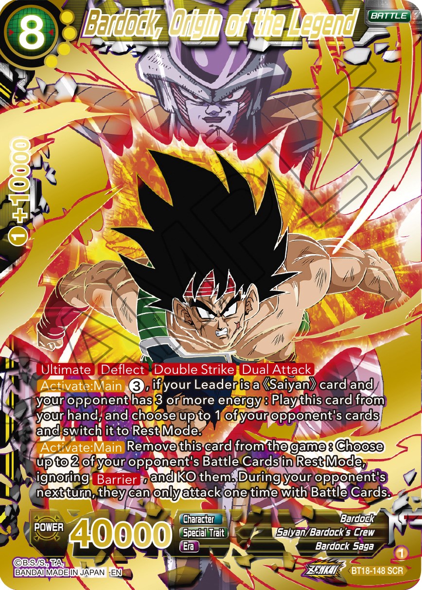 Bardock, Origin of the Legend (BT18-148) [Dawn of the Z-Legends] | Dragon's Lair Comics and Fantasy Houston TX