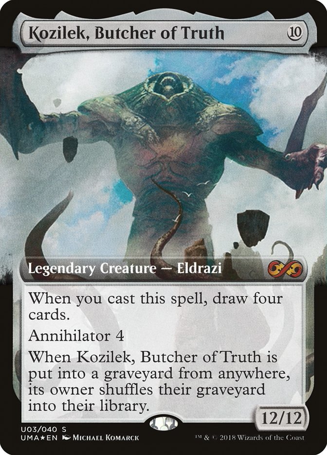 Kozilek, Butcher of Truth (Topper) [Ultimate Masters Box Topper] | Dragon's Lair Comics and Fantasy Houston TX