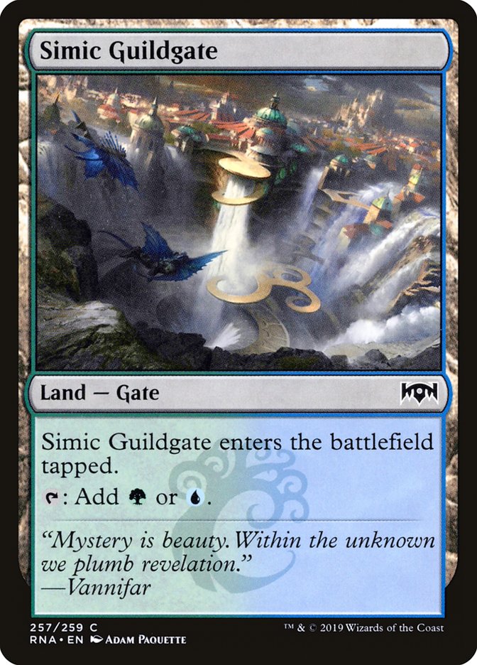 Simic Guildgate (257/259) [Ravnica Allegiance] | Dragon's Lair Comics and Fantasy Houston TX