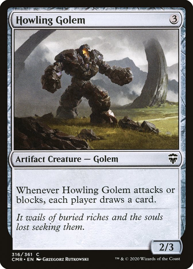 Howling Golem [Commander Legends] | Dragon's Lair Comics and Fantasy Houston TX