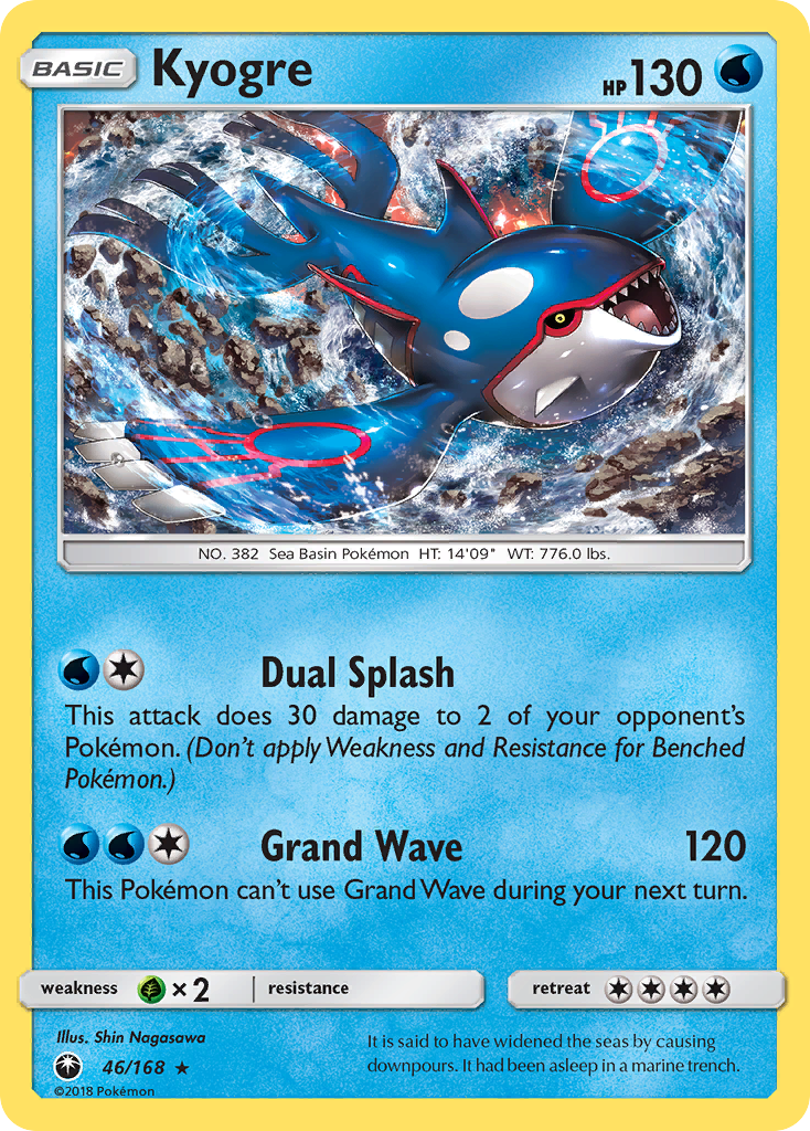 Kyogre (46/168) [Sun & Moon: Celestial Storm] | Dragon's Lair Comics and Fantasy Houston TX