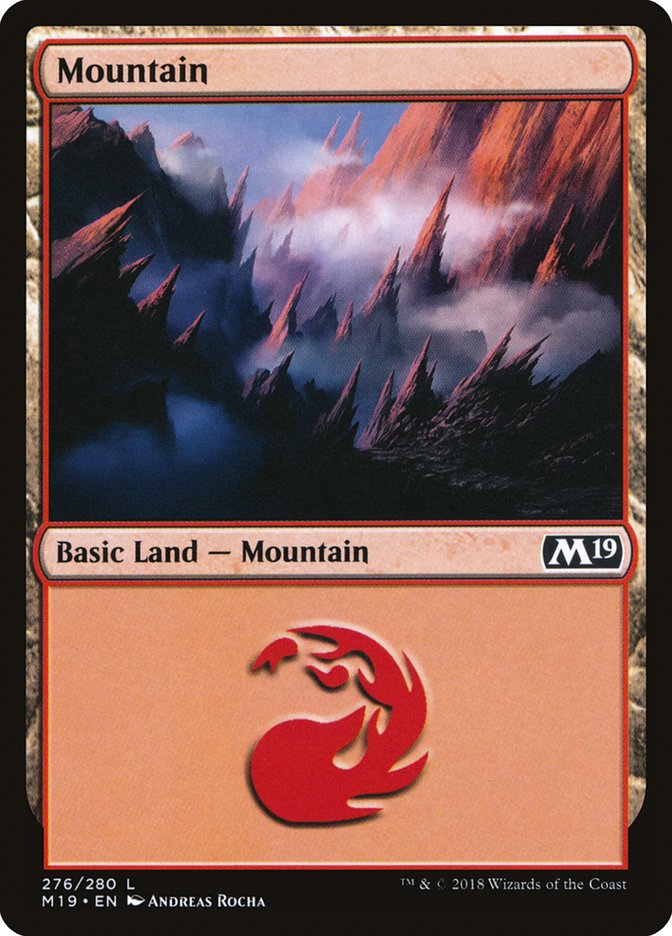 Mountain (276) [Core Set 2019] | Dragon's Lair Comics and Fantasy Houston TX