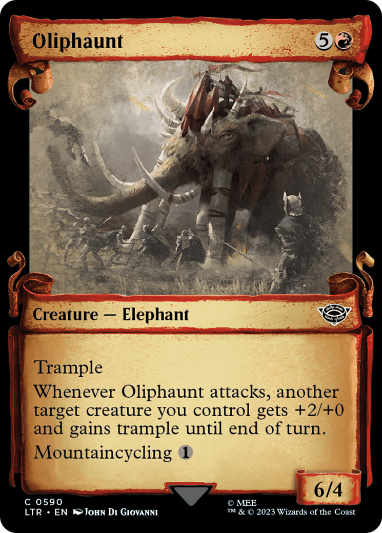 Oliphaunt [The Lord of the Rings: Tales of Middle-Earth Showcase Scrolls] | Dragon's Lair Comics and Fantasy Houston TX