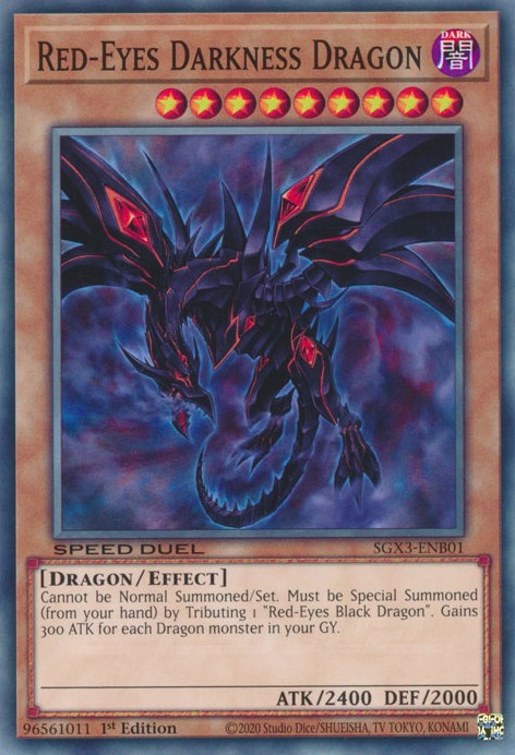 Red-Eyes Darkness Dragon [SGX3-ENB01] Common | Dragon's Lair Comics and Fantasy Houston TX