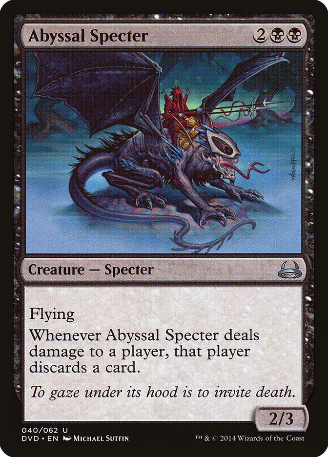 Abyssal Specter (Divine vs. Demonic) [Duel Decks Anthology] | Dragon's Lair Comics and Fantasy Houston TX