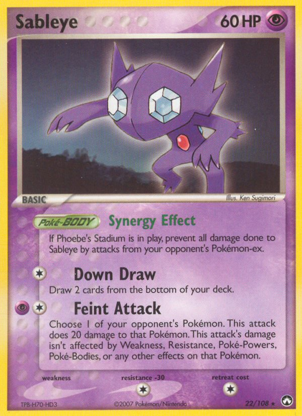 Sableye (22/108) [EX: Power Keepers] | Dragon's Lair Comics and Fantasy Houston TX