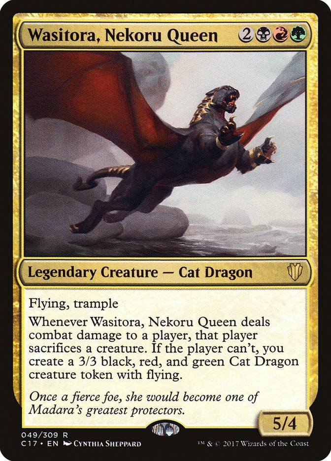 Wasitora, Nekoru Queen [Commander 2017] | Dragon's Lair Comics and Fantasy Houston TX