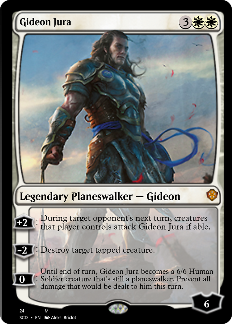 Gideon Jura [Starter Commander Decks] | Dragon's Lair Comics and Fantasy Houston TX