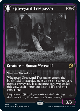 Graveyard Trespasser // Graveyard Glutton [Innistrad: Double Feature] | Dragon's Lair Comics and Fantasy Houston TX