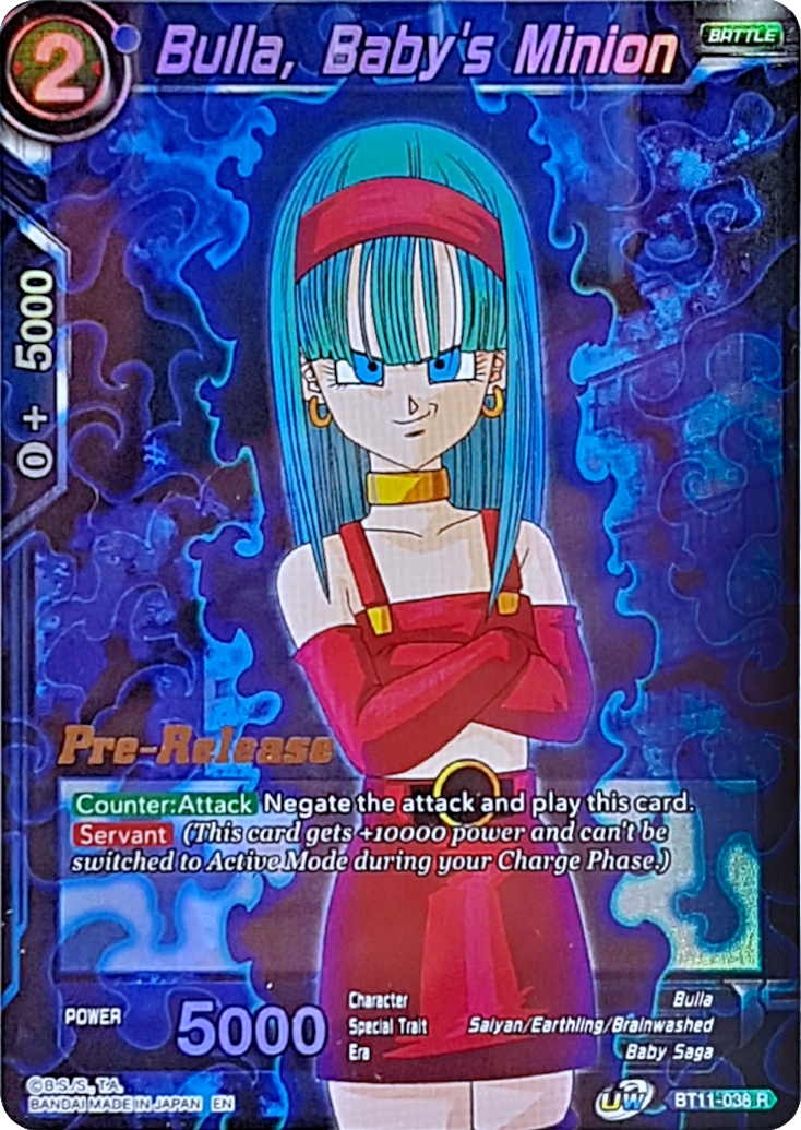 Bulla, Baby's Minion (BT11-038) [Vermilion Bloodline Prerelease Promos] | Dragon's Lair Comics and Fantasy Houston TX