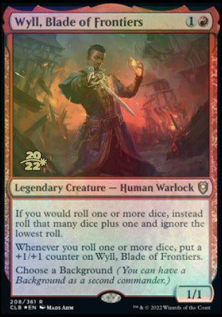 Wyll, Blade of Frontiers [Commander Legends: Battle for Baldur's Gate Prerelease Promos] | Dragon's Lair Comics and Fantasy Houston TX