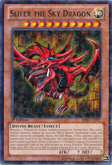 Slifer the Sky Dragon [BP02-EN127] Mosaic Rare | Dragon's Lair Comics and Fantasy Houston TX