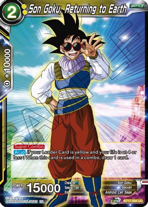 Son Goku, Returning to Earth (BT17-094) [Ultimate Squad] | Dragon's Lair Comics and Fantasy Houston TX