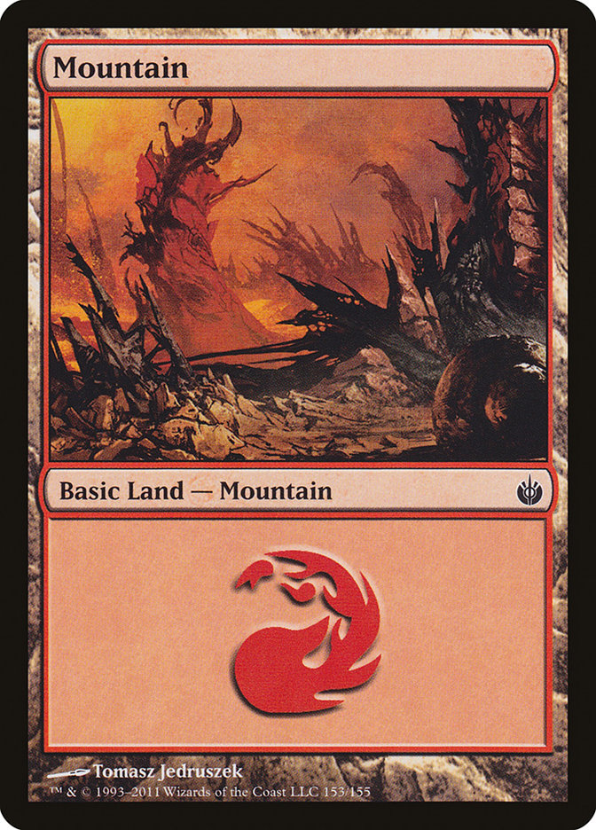 Mountain (153) [Mirrodin Besieged] | Dragon's Lair Comics and Fantasy Houston TX