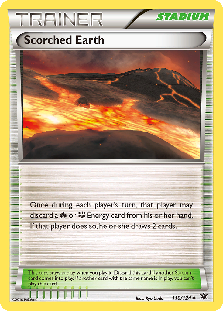 Scorched Earth (110/124) [XY: Fates Collide] | Dragon's Lair Comics and Fantasy Houston TX