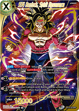 SS4 Bardock, Spirit Resonance (SPR) (BT14-122) [Cross Spirits] | Dragon's Lair Comics and Fantasy Houston TX