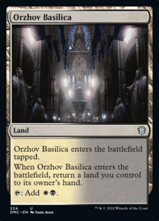 Orzhov Basilica [Dominaria United Commander] | Dragon's Lair Comics and Fantasy Houston TX