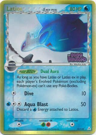 Latios (12/110) (Delta Species) (Stamped) [EX: Holon Phantoms] | Dragon's Lair Comics and Fantasy Houston TX